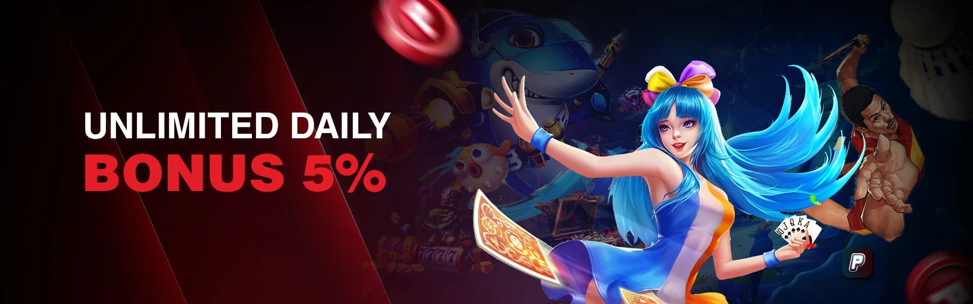 Unlimited Daily Bonus 5%